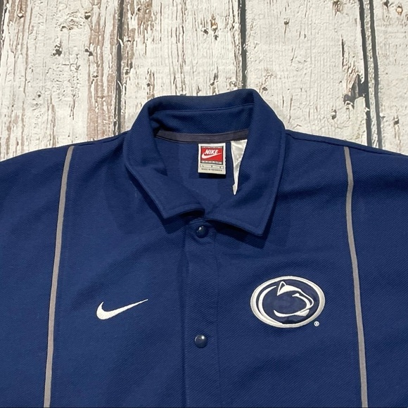 Penn State University Nittany Lion Nike NCAA Stitched Basketball Warmup Jersey - Picture 6 of 8